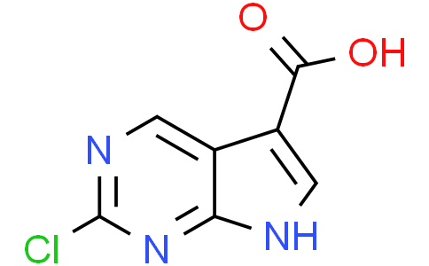 2-chloro-7H-pyrrolo[2,3-d]pyrimidine-5-carboxylic acid