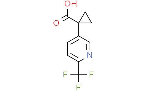 1-[6-(trifluoromethyl)-3-pyridyl]cyclopropanecarboxylic acid