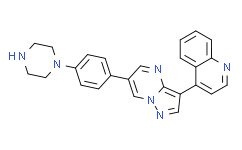 4-(6-(4-(哌嗪-1-基)苯基)吡唑并[1,5-a]嘧啶-3-基)喹啉