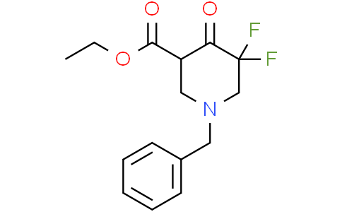 ethyl 1-benzyl-5,5-difluoro-4-oxopiperidine-3-carboxylate