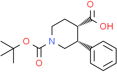 cis-1-tert-butoxycarbonyl-3-phenyl-piperidine-4-carboxylic acid