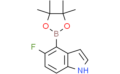 5-fluoro-4-(tetramethyl-1,3,2-dioxaborolan-2-yl)-1H-indole