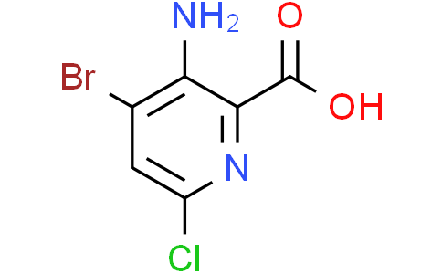 3-amino-4-bromo-6-chloro-pyridine-2-carboxylic acid