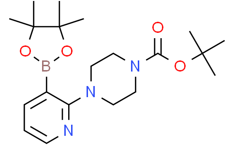 tert-butyl 4-[3-(4,4,5,5-tetramethyl-1,3,2-dioxaborolan-2-yl)-2-pyridyl]piperazine-1-carboxylate