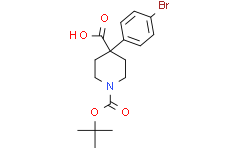 4-(4-Bromophenyl)-1-tert-butoxycarbonyl-piperidine-4-carboxylic acid