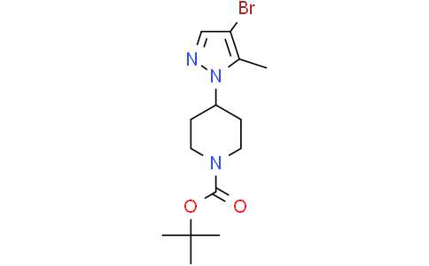 tert-butyl 4-(4-bromo-5-methyl-pyrazol-1-yl)piperidine-1-carboxylate