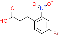 3-(4-溴-2-硝基苯基)丙酸