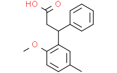 3-(2-甲氧基-5-甲苯基)-3-苯基丙酸