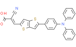 (E)-2-氰基-3-(5-(4-(二苯基氨基)苯基)噻吩并[3，2-b]噻吩-2-基)丙烯酸