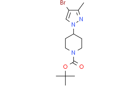 tert-butyl 4-(4-bromo-3-methyl-pyrazol-1-yl)piperidine-1-carboxylate