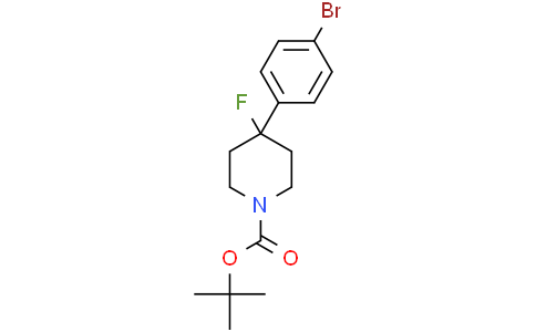 tert-butyl 4-(4-bromophenyl)-4-fluoro-piperidine-1-carboxylate