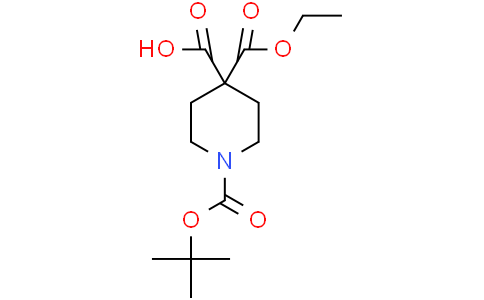 1-tert-butoxycarbonyl-4-ethoxycarbonyl-piperidine-4-carboxylic acid