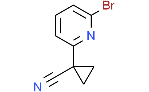 1-(6-bromo-2-pyridyl)cyclopropanecarbonitrile
