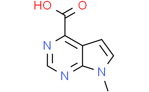 7-methyl-7H-pyrrolo[2,3-d]pyrimidine-4-carboxylic acid