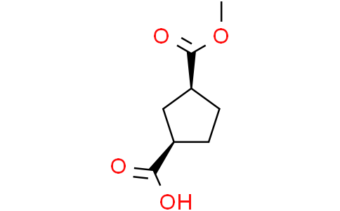 (1R,3S)-3-(methoxycarbonyl)cyclopentane-1-carboxylic acid