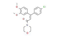 3-(4-氯苯基)-3-(3,4-二甲氧基苯基)-1-吗啉代丙-2-烯-1-酮