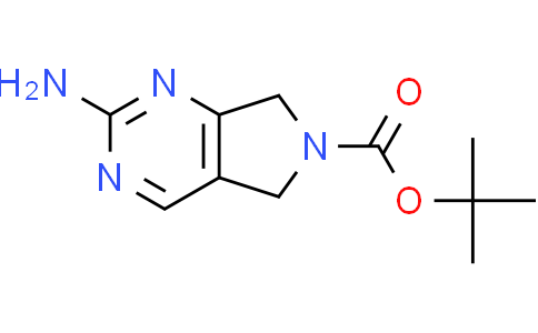tert-butyl 2-amino-5H,6H,7H-pyrrolo[3,4-d]pyrimidine-6-carboxylate