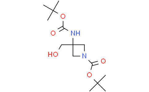 tert-butyl 3-{[(tert-butoxy)carbonyl]amino}-3-(hydroxymethyl)azetidine-1-carboxylate