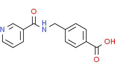 4-[(pyridine-3-carbonylamino)methyl]benzoic acid