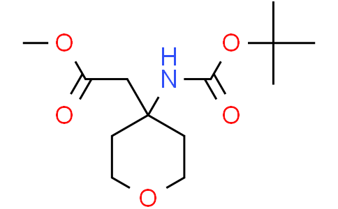 methyl 2-[4-(tert-butoxycarbonylamino)tetrahydropyran-4-yl]acetate