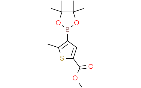 methyl 5-methyl-4-(4,4,5,5-tetramethyl-1,3,2-dioxaborolan-2-yl)thiophene-2-carboxylate