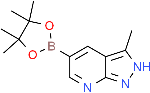 3-methyl-5-(tetramethyl-1,3,2-dioxaborolan-2-yl)-1H-pyrazolo[3,4-b]pyridine