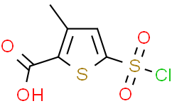 5-（氯磺酰基）-3-甲基噻吩-2-羧酸