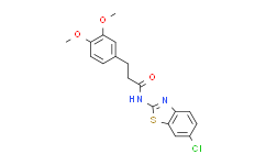 N-(6-氯-2-苯并噻唑)-3,4-二甲氧基苯丙酰胺