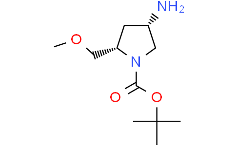 tert-butyl (2R,4R)-4-amino-2-(methoxymethyl)pyrrolidine-1-carboxylate