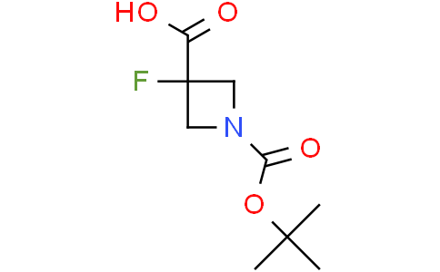 1-[(tert-butoxy)carbonyl]-3-fluoroazetidine-3-carboxylic acid