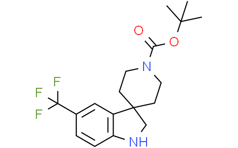 tert-butyl 5-trifluoromethylspiro[indoline-3,4'-piperidine]-1'-carboxylate