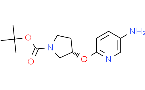 tert-butyl (3S)-3-[(5-amino-2-pyridyl)oxy]pyrrolidine-1-carboxylate