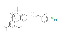 [Strem]氯[2-(二叔丁基膦)-2′,4′,6′-三异丙基-1,1′-联苯基][2-(2-氨基乙基)苯基)]钯(II)