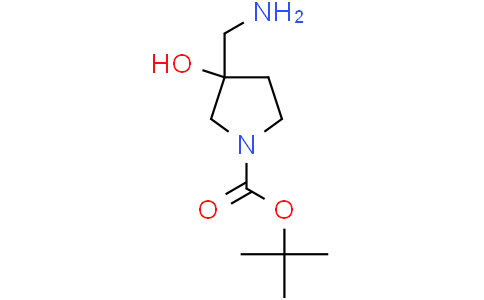 tert-butyl 3-(aminomethyl)-3-hydroxypyrrolidine-1-carboxylate