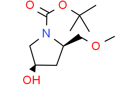 tert-butyl (2R,4R)-4-hydroxy-2-(methoxymethyl)pyrrolidine-1-carboxylate