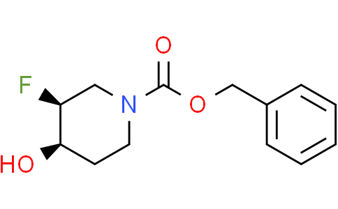 benzyl (3S,4R)-3-fluoro-4-hydroxypiperidine-1-carboxylate