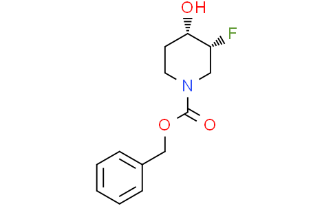 benzyl (3R,4S)-3-fluoro-4-hydroxy-piperidine-1-carboxylate