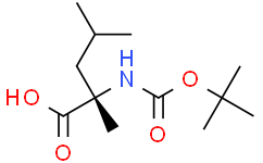 (S)-2-((叔丁氧羰基)氨基)-2，4-二甲基戊酸
