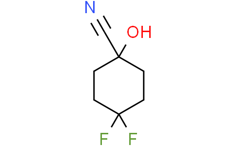 4,4-difluoro-1-hydroxy-cyclohexanecarbonitrile