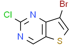 7-溴-2-氯噻吩并[3，2-D]嘧啶,95%