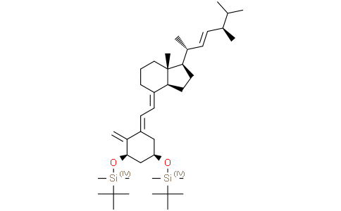 ((1R,3R,E)-5-((E)-2-((1R,3As,7Ar)-1-((2R,5R,E)-5,6-Dimethylhept-3-En-2-Yl)-7A-Methyldihydro-1H-Inden-4(2H,5H,6H,7H,7Ah)-Ylidene)Ethylidene)-4-Methylenecyclohexane-1,3-Diyl)Bis(Oxy)Bis(Tert-Butyldimethylsilane)Cas:115540-28-8