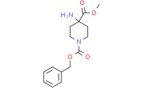 1-benzyl 4-methyl 4-aminopiperidine-1,4-dicarboxylate