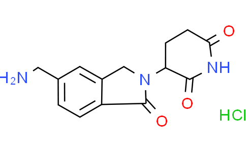 3-[5-(aminomethyl)-1-oxo-isoindolin-2-yl]piperidine-2,6-dione hydrochloride