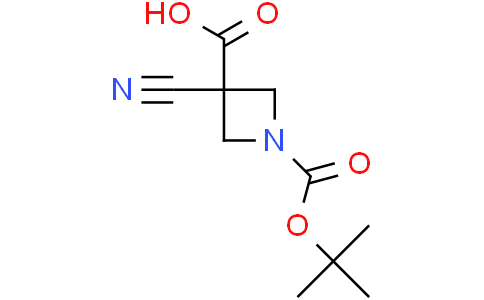 1-[(tert-butoxy)carbonyl]-3-cyanoazetidine-3-carboxylic acid