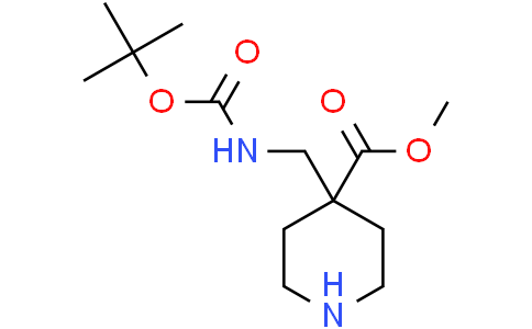 methyl 4-({[(tert-butoxy)carbonyl]amino}methyl)piperidine-4-carboxylate