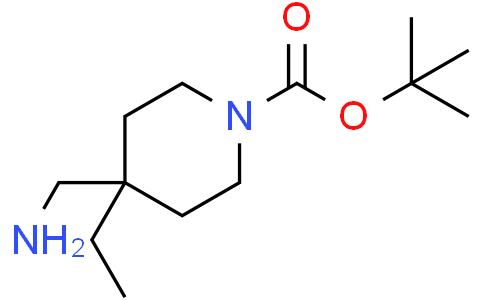tert-butyl 4-(aminomethyl)-4-ethylpiperidine-1-carboxylate