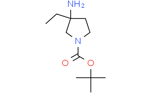 tert-butyl 3-amino-3-ethylpyrrolidine-1-carboxylate