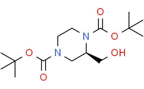 ditert-butyl (2R)-2-(hydroxymethyl)piperazine-1,4-dicarboxylate