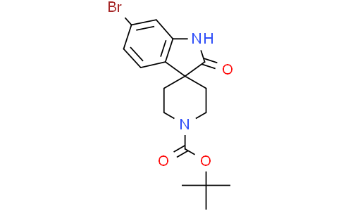 tert-butyl 6-bromo-2-oxo-spiro[indoline-3,4-piperidine]-1-carboxylate