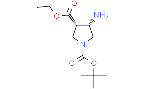 1-tert-butyl 3-ethyl (3S,4S)-4-aminopyrrolidine-1,3-dicarboxylate